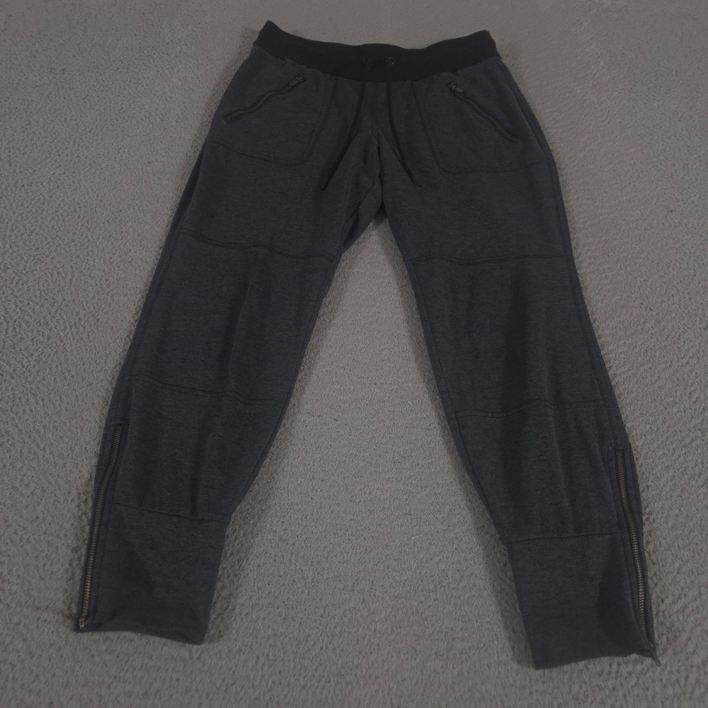 Athleta Pants Womens Small Petite Charcoal Flux Street Jogger Tapered Ankle Zip
